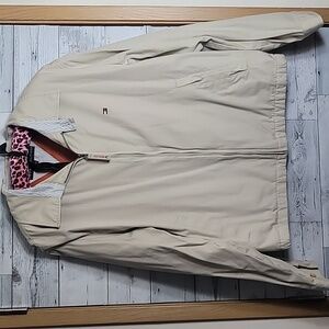 Y2K Vintage Tommy Hilfiger Beige Windbreaker Full Zip Jacket Size XXL